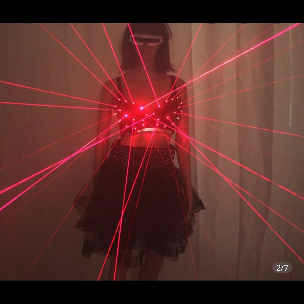 LED laser bra